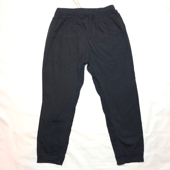 Bassike Utility Jogger Sweatpants Black Jersey Slouch - Picture 12 of 13